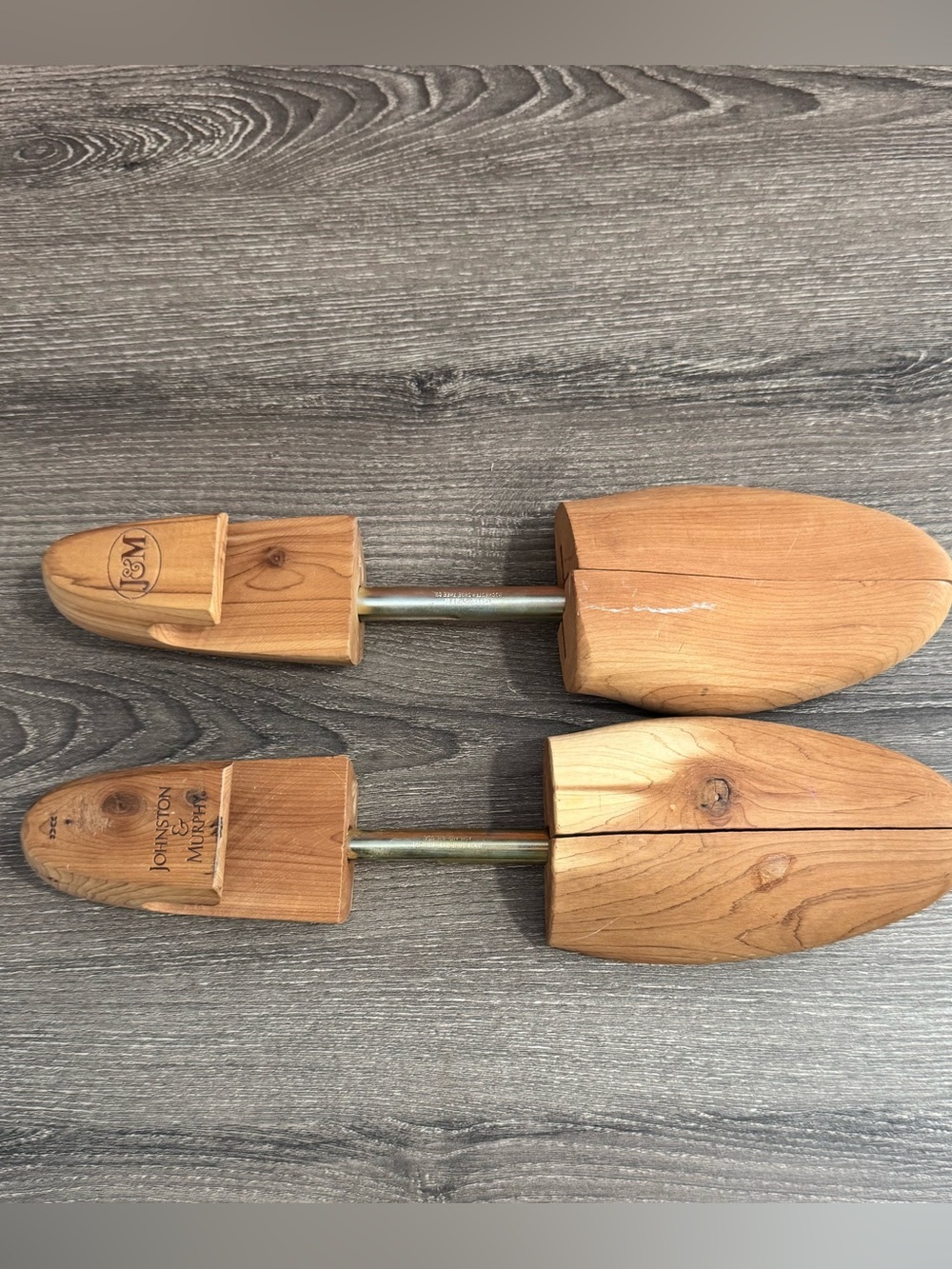 Johnston & Murphy / J&M Split Toe Wood Cedar Shoe Tree Stretchers XL Unmatched
